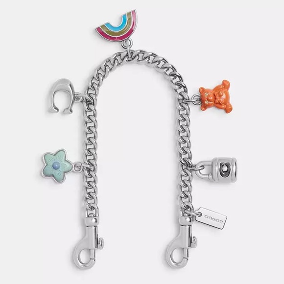 Coach Handbags - Silver Swagger Chain With Charms